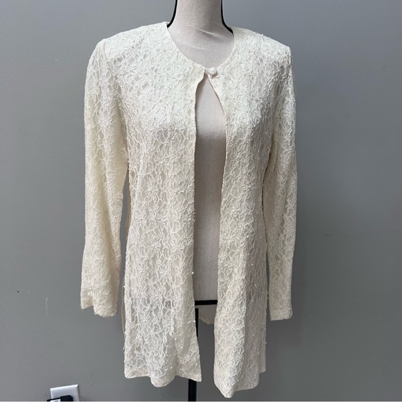 Sophie Change lace beaded cardigan size Medium - Picture 2 of 16